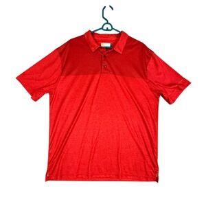 Jack Nicklaus Golf Polo Shirt Mens‎ XL Performance Red Short Sleeve Athletic Fit